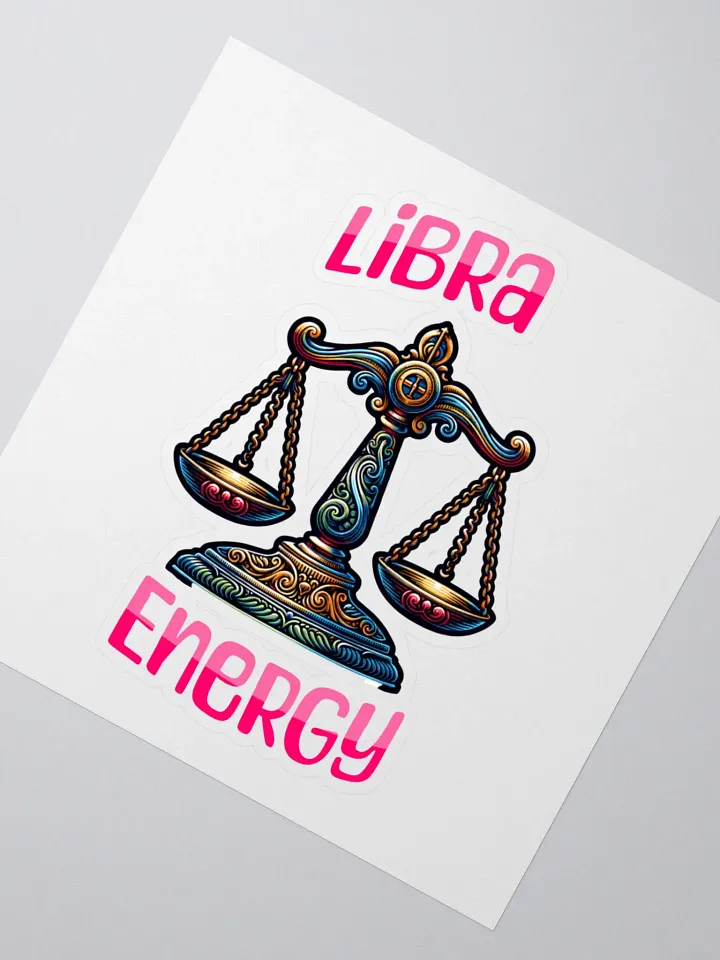 Zodiac Sign Libra Energy Sticker product image (2)