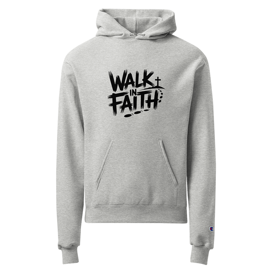 Walk in faith champion hoodie unisex product image (1)
