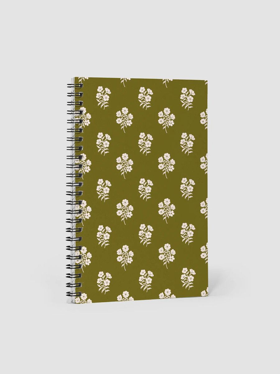 Alpine Cascade - Green and Cream - Spiral Notebook product image (3)
