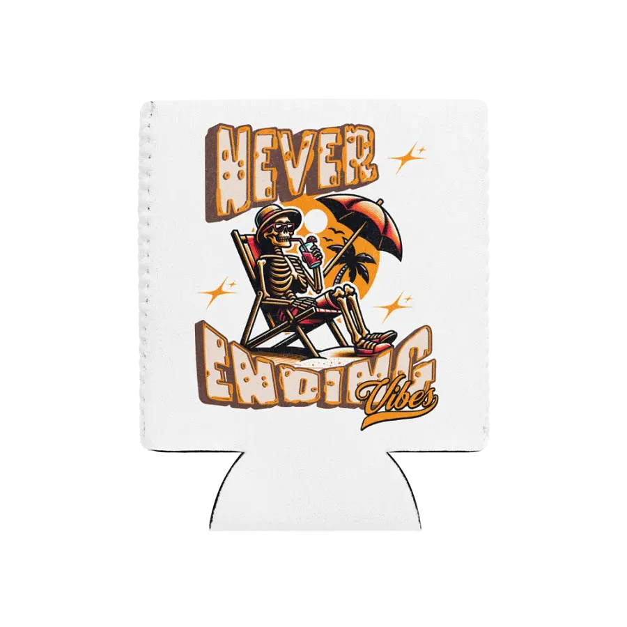 Never Ending Vibes Skeletal Sunset Coozie product image (1)