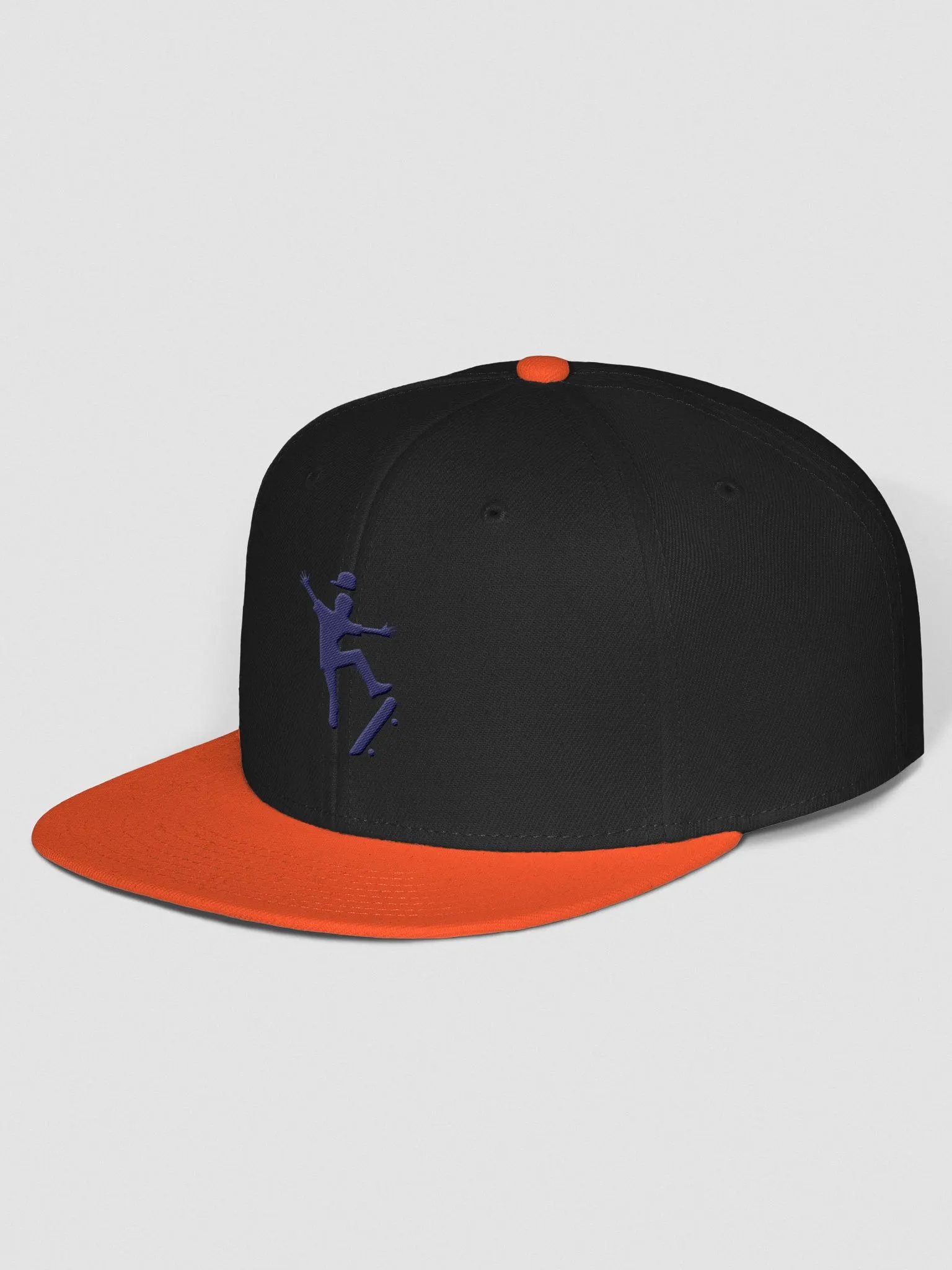Dazzle Deck Black & Orange Baseball Cap product image (2)