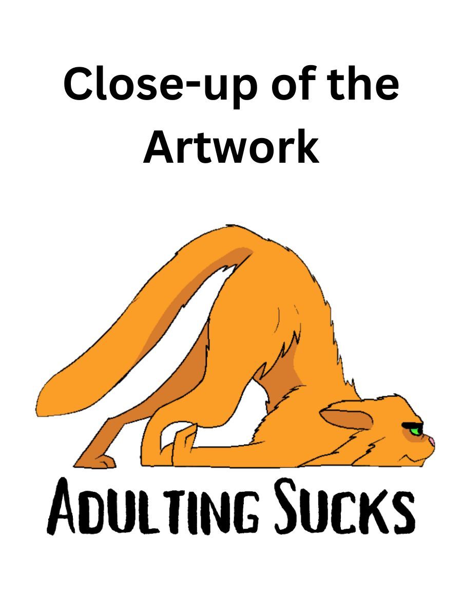 Adulting Sucks Humorous Cat Mug product image (3)