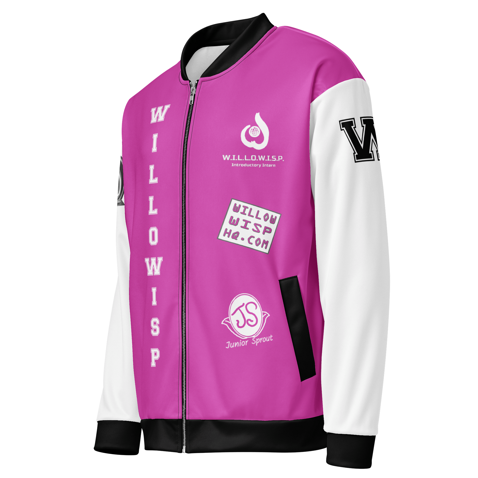 WILLOWISP Intern Varsity Jacket (Pink) product image (3)