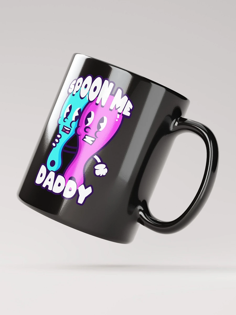 SPOON ME DADDY GLOSSY BLACK MUG product image (5)