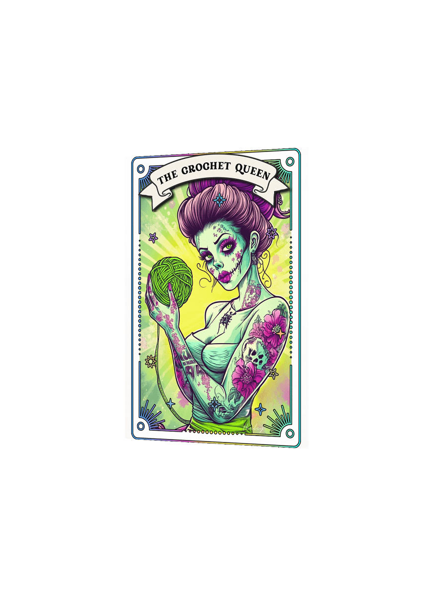 Zombabes: The Crochet Queen Matte Art Print product image (3)