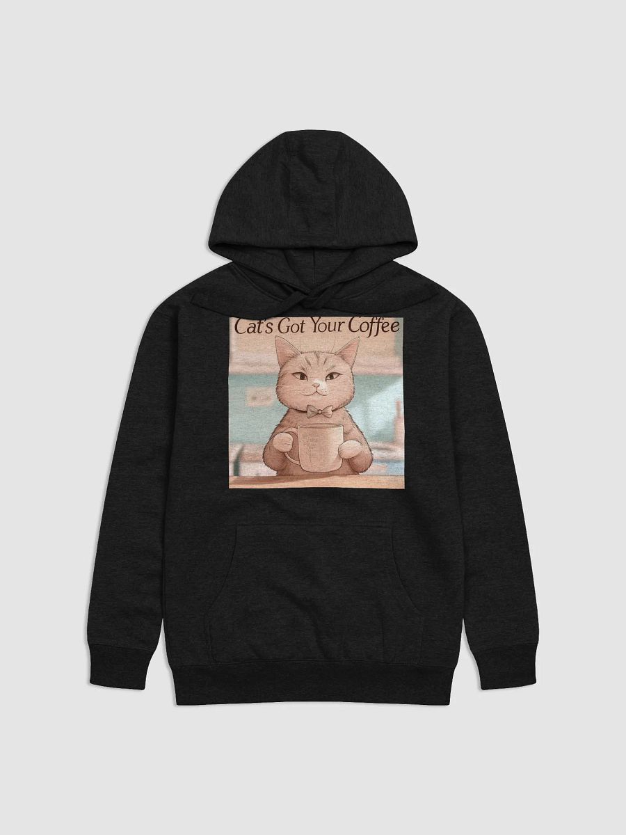 Cat Coffee Charm Premium Hoodie product image (10)