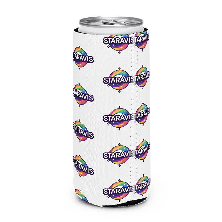 Rainbow Star Tall Can Cooler product image (2)