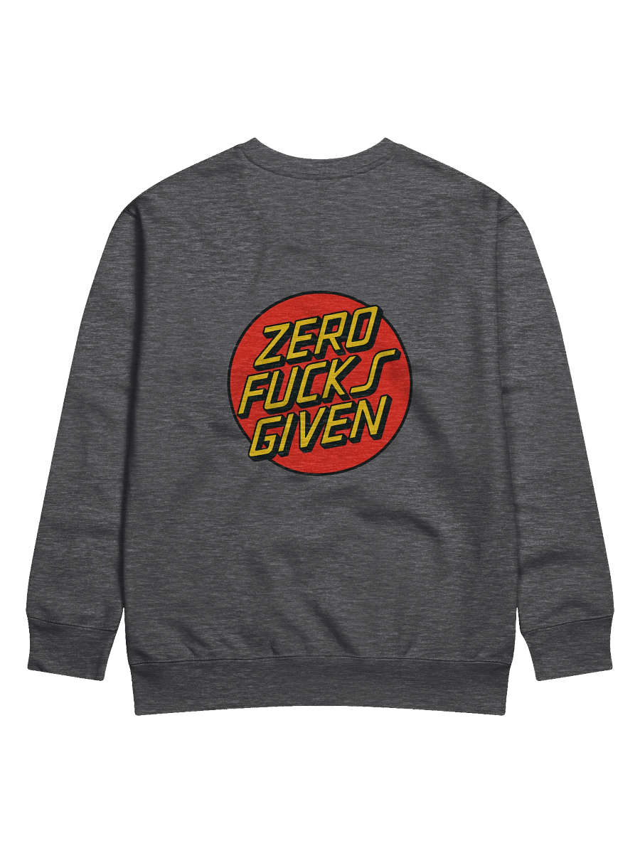 ZERO F*S GIVEN – Bold Skate Logo Parody** product image (4)