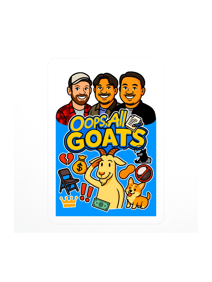 Oops, All GOATS - Stickers product image (1)