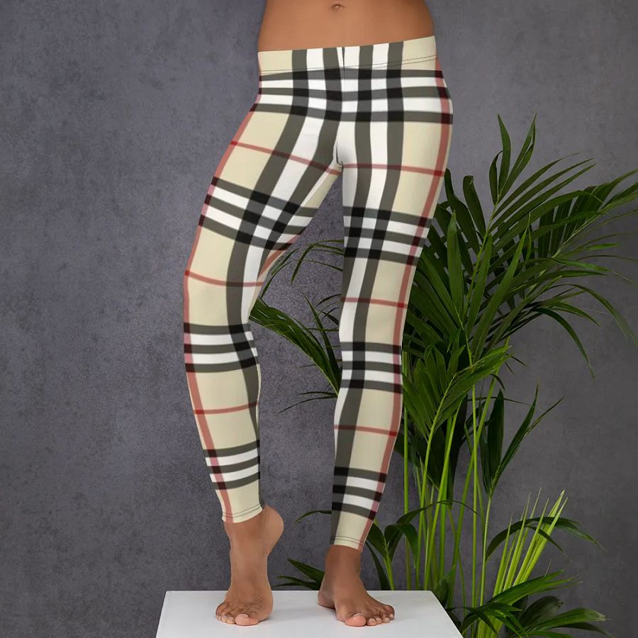 Customizable Plaid Dreams Leggings product image (5)