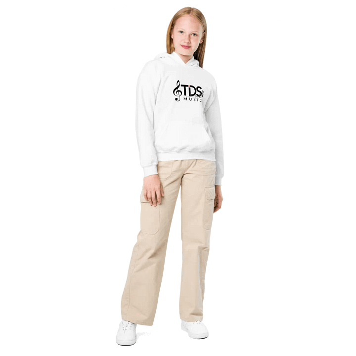 TDS Music Youth Heavy Blend Hoodie in Blue, White, Black (XS-XL) product image (41)