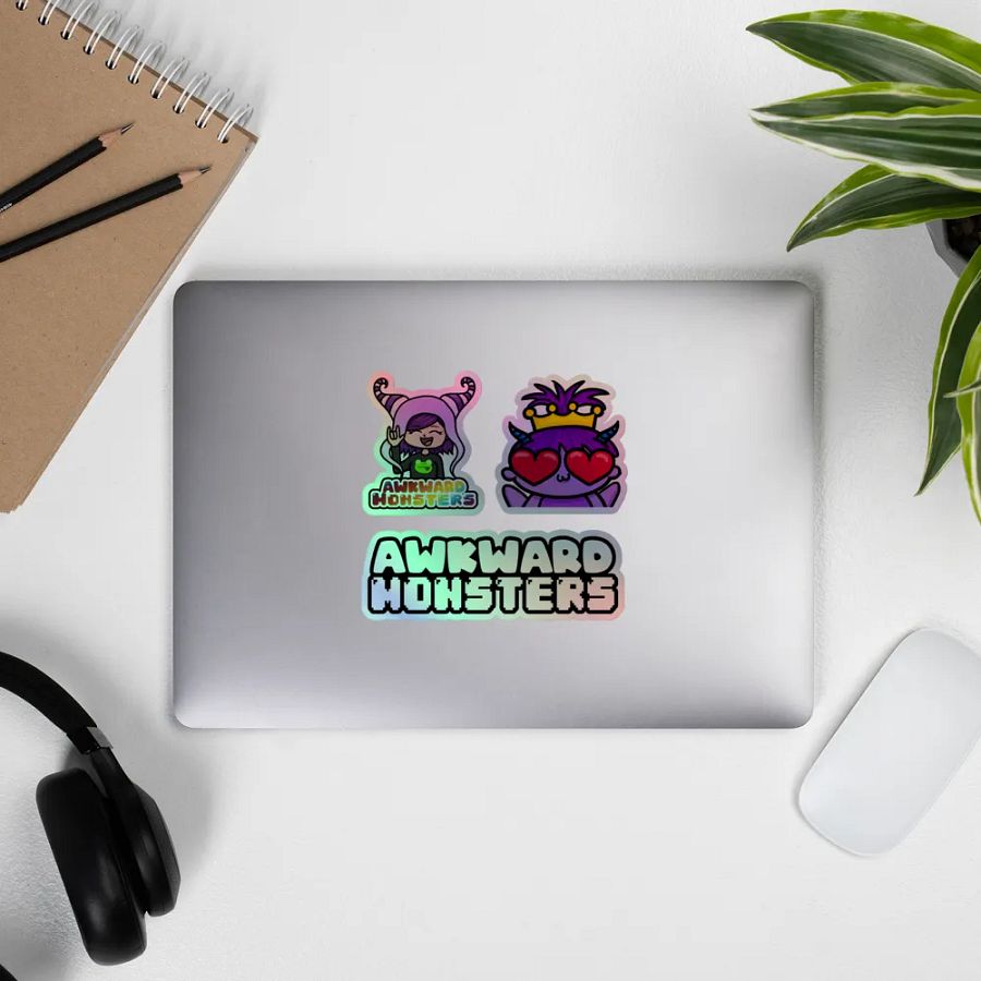 AwkwardMonsters Holo Stickers product image (8)