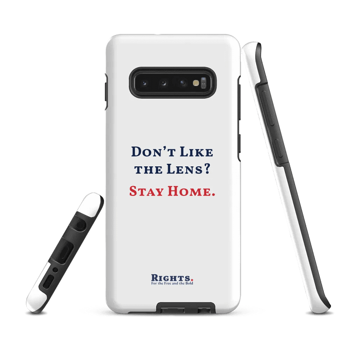 Don't Like the Lens? Stay Home. Samsung® Tough Case in White product image (2)