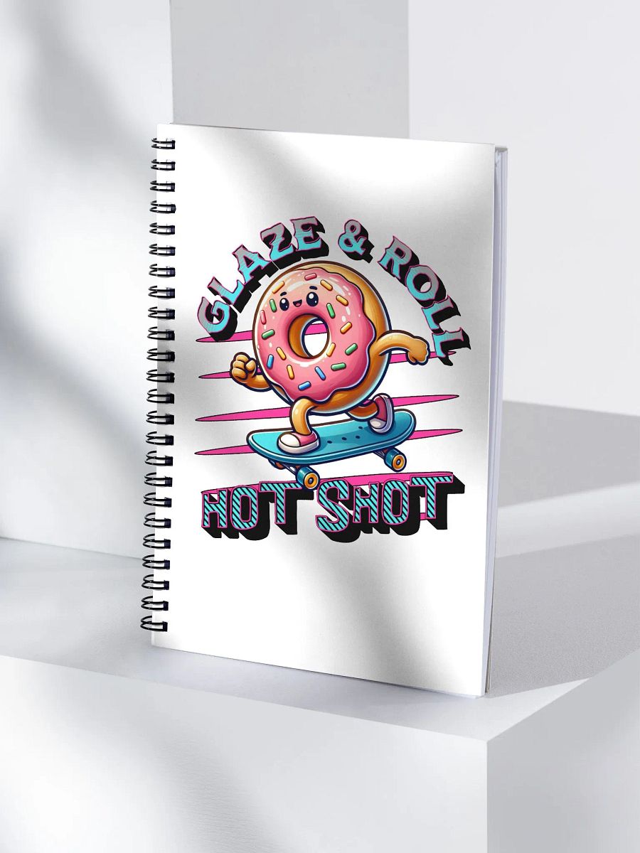 Glaze And Roll Hot Shot Skateboarding Notebook product image (3)