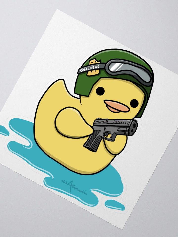 SGT Quackers Sticker product image (2)