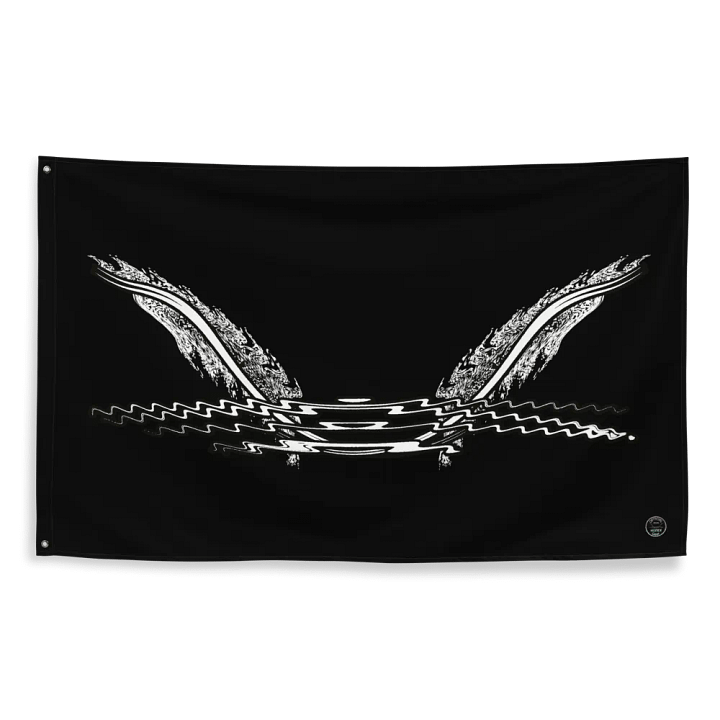 Flag - Black - HApex Gear White Logo product image (2)