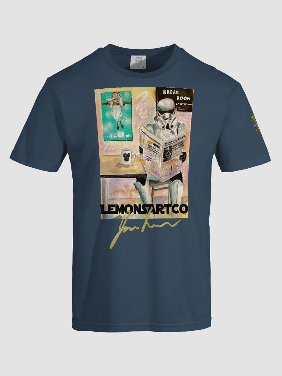 Stormtrooper Taking a Break in the Office Break Room Tee product image (63)