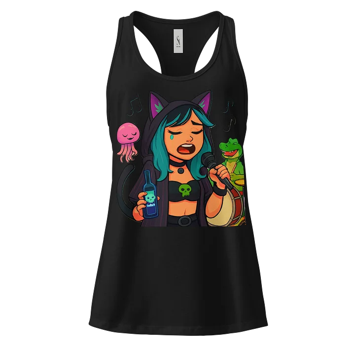 Emo cat Serenade Racerback Tank product image (1)