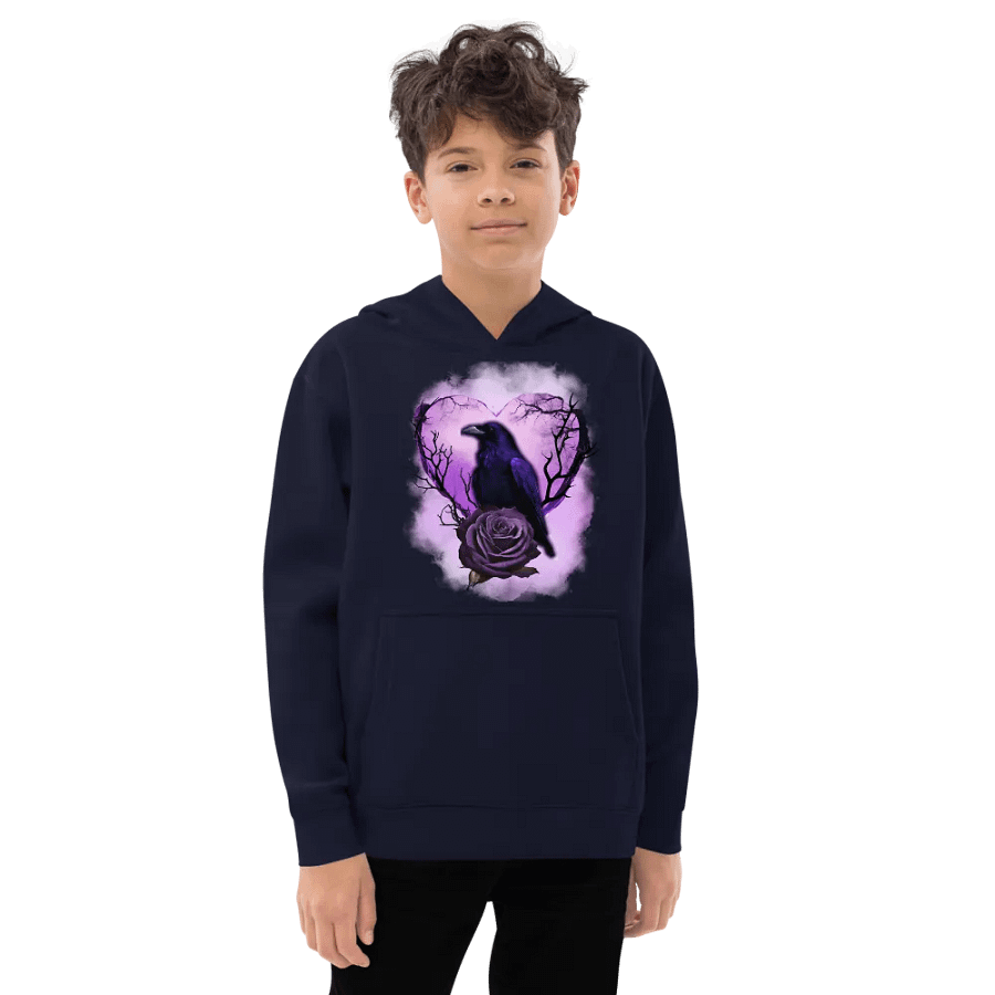 Raven's Heart Kids Fleece Pullover. product image (7)