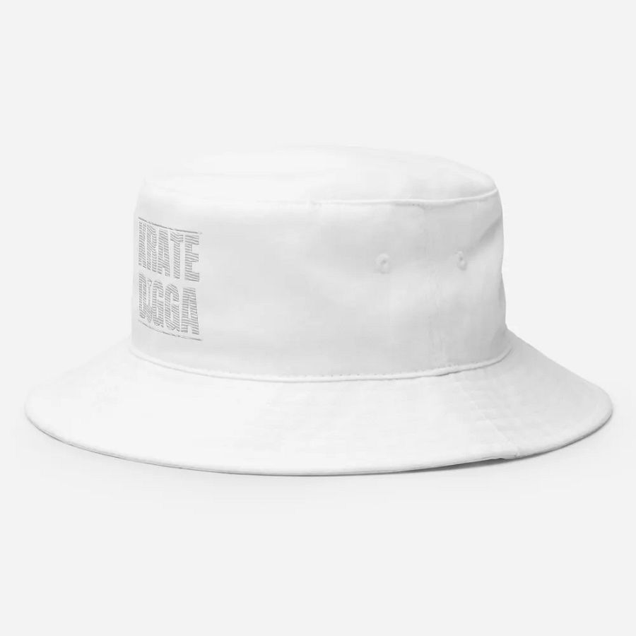 All White Party Logo Bucket Hat product image (10)