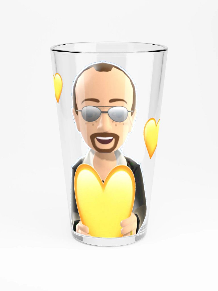 Hearts Emote - Pint Glass product image (3)