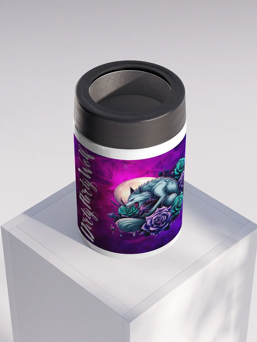 Mystical Wolf Protector Stainless Steel Koozie product image (4)