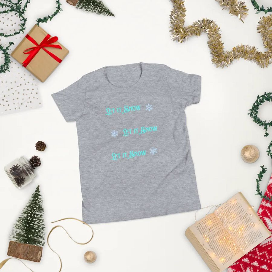 Snowflake Bliss Youth T-Shirt product image (147)