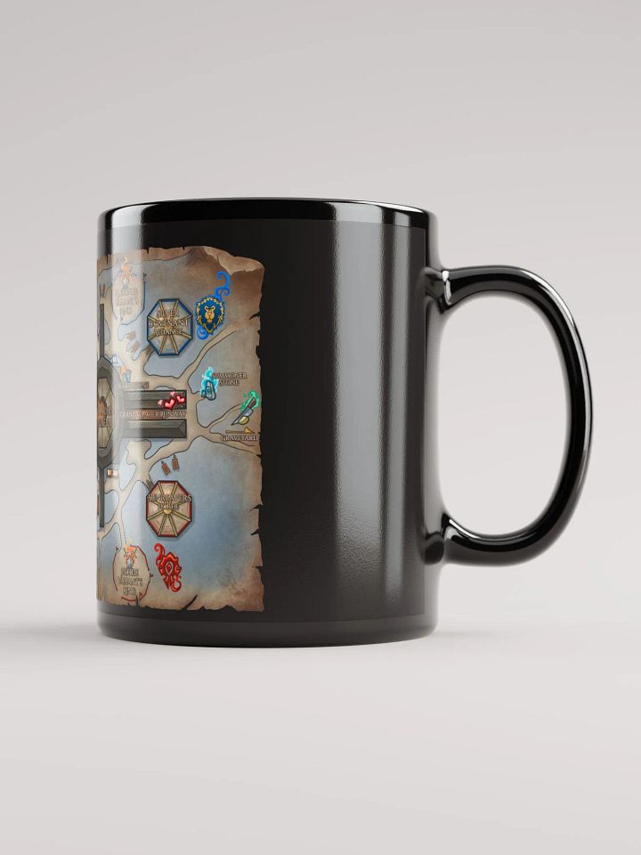 Tournament of Ages - Fairegrounds Map - Black Glossy Mug product image (1)