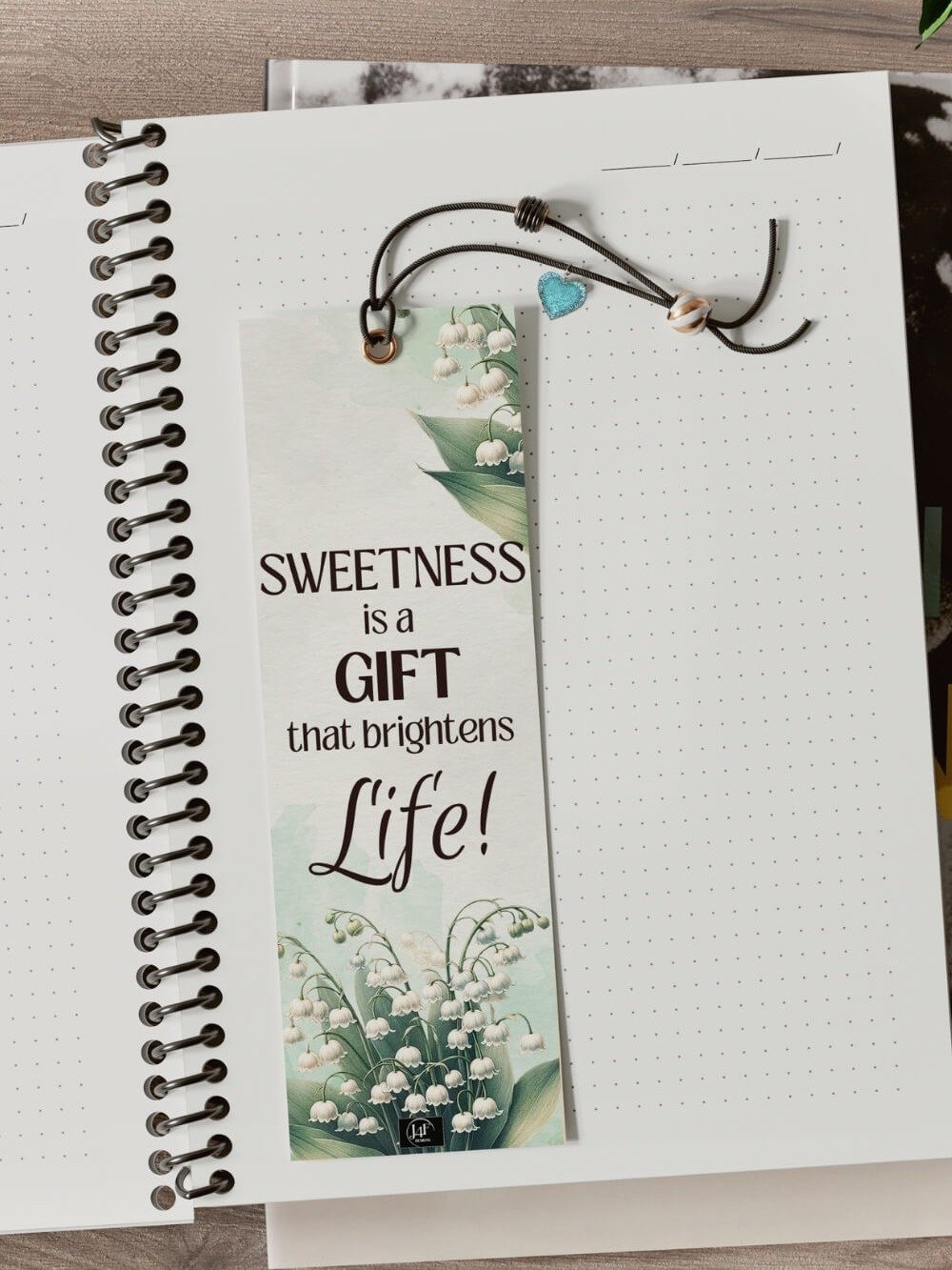 FREE Lily of the Valley Bookmark Printable, Inspirational Sayings With May's Birth Month Flower product image (3)