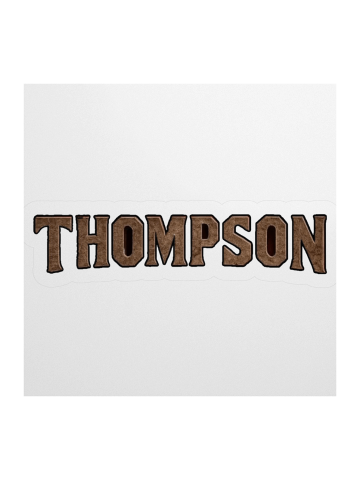 Vintage Textured THOMPSON Stickers product image (1)
