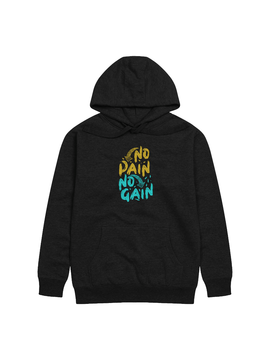 No Pain No Gain! Front Printed Hoodie product image (1)