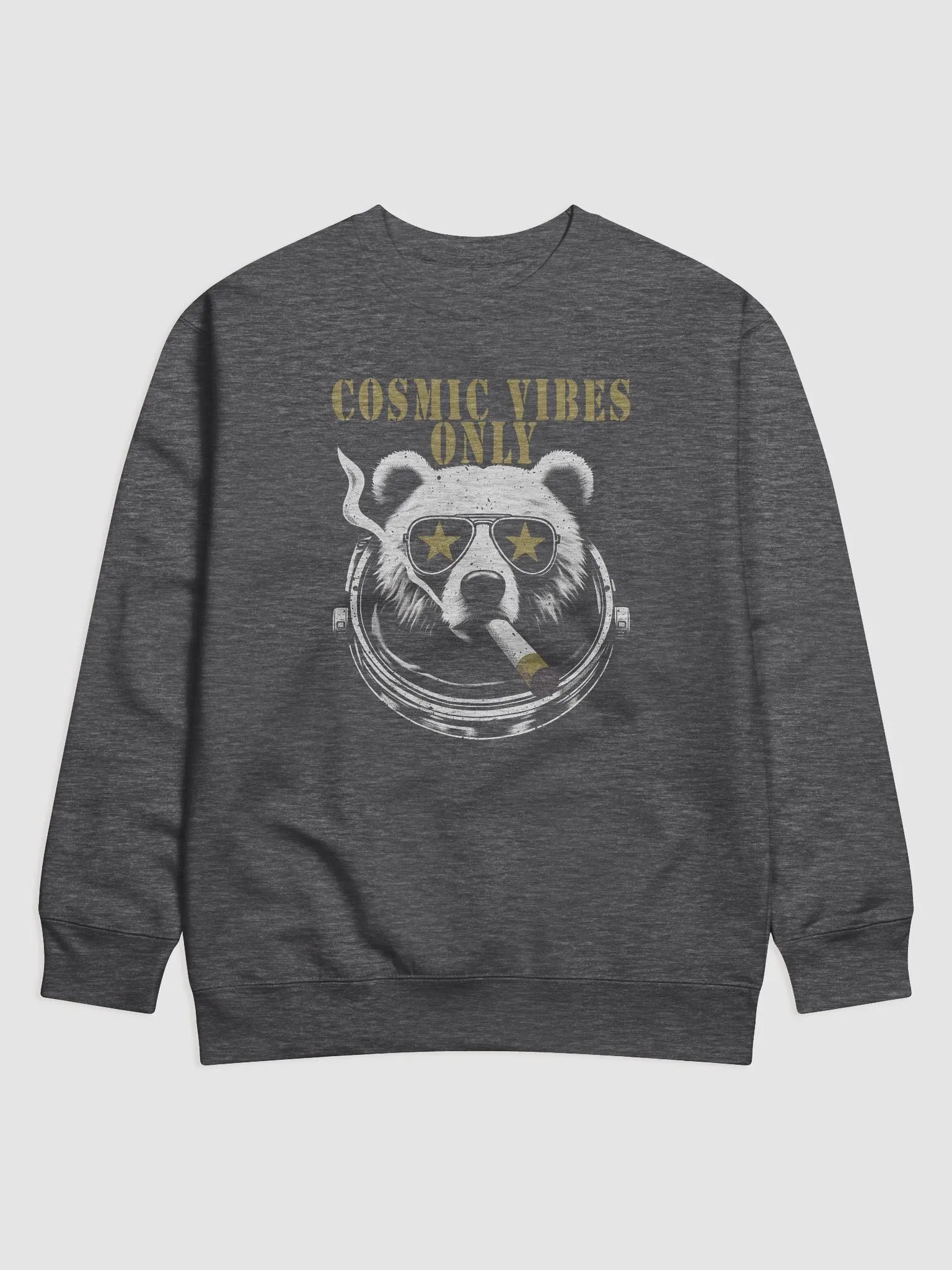 Cosmic Vibes Only Bear Premium Sweatshirt product image (1)