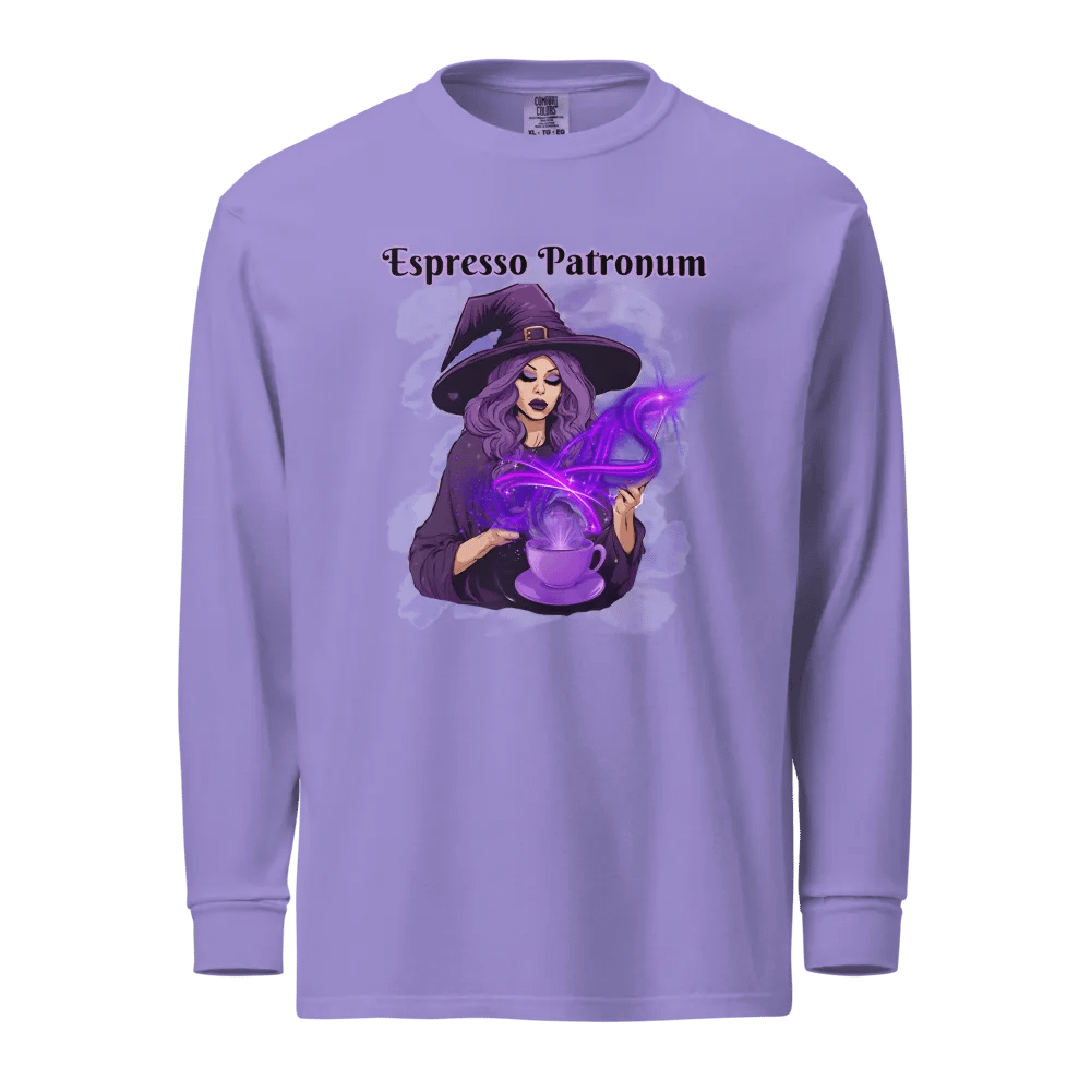 Espresso Patronum Witch heavyweight long sleeve tee product image (1)