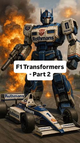 F1 Transformers Part 2 #f1 #formula1 #transformers #autobots #optimusprime #astonmartin