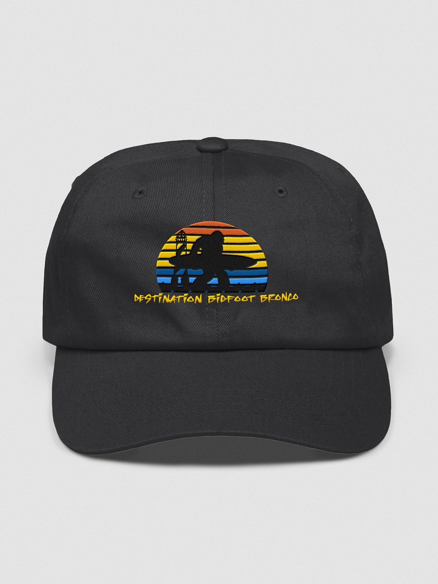 Destination Bigfoot Bronco Classic Logo Dad Hat (Black) product image (1)