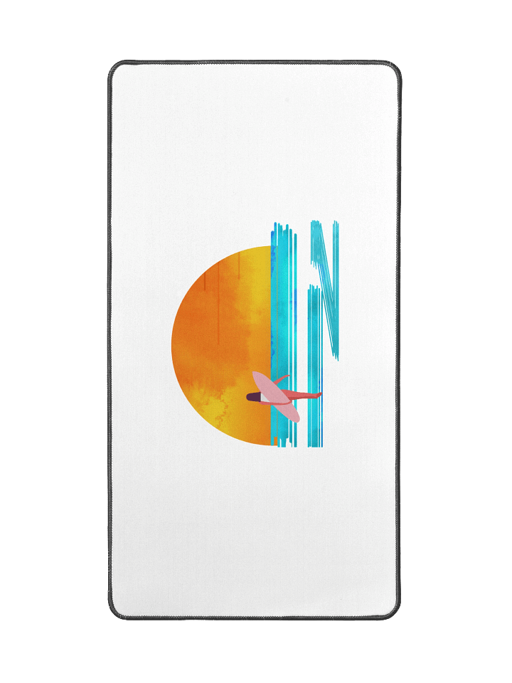 Surf Girl Sunset Desk Mat | Retro Ocean Vibes & Vintage Summer Style product image (2)