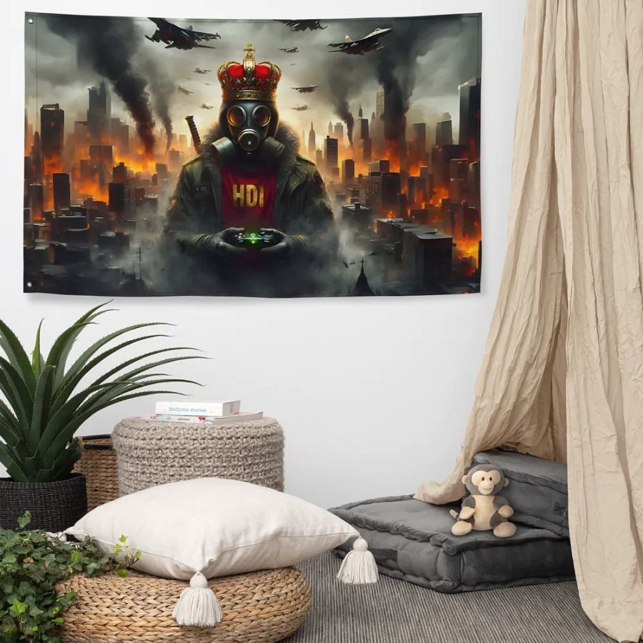 HDI Burning City Flag product image (5)