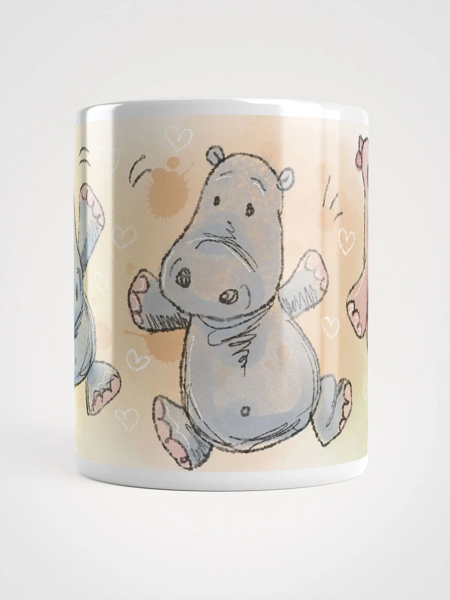 Hand Drawn Cheerful Hippo Trio Mug product image (15)