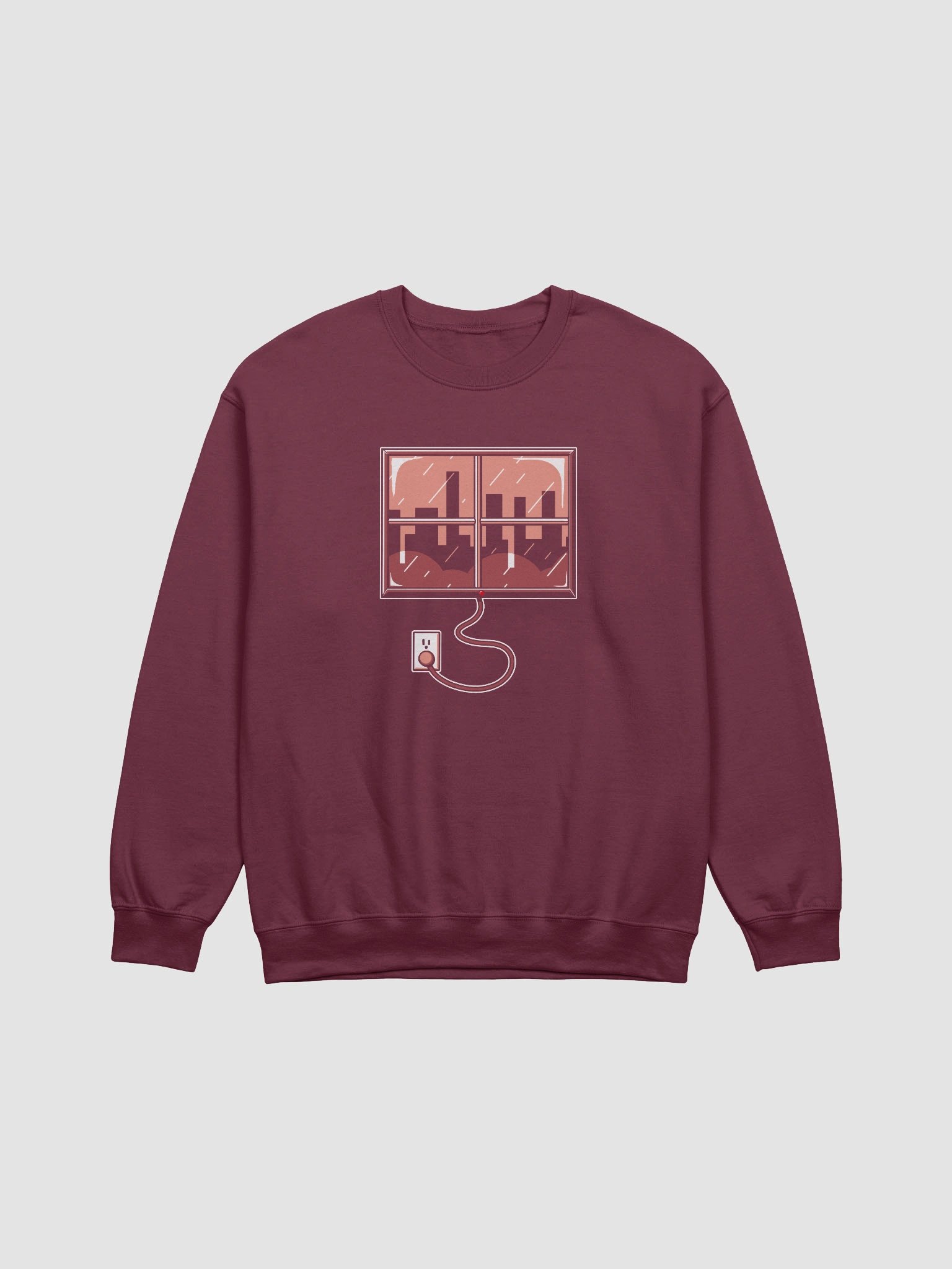 *real* Window - Crew [MAROON] product image (1)