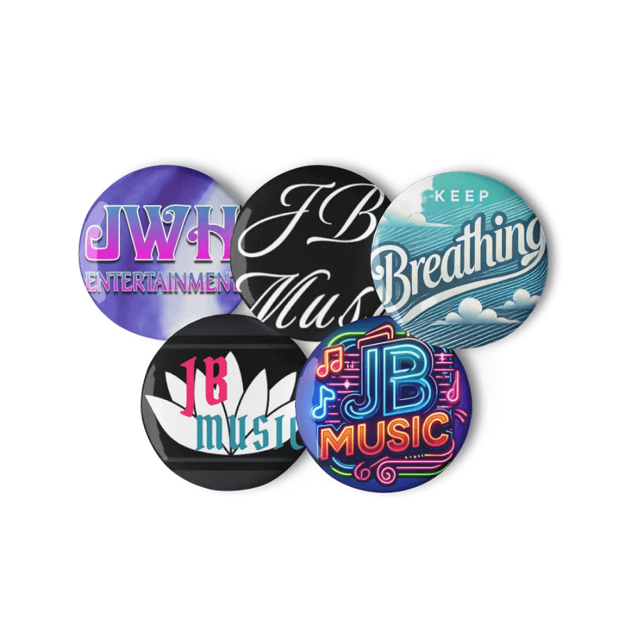 Neon Groove Music Button Set product image (11)