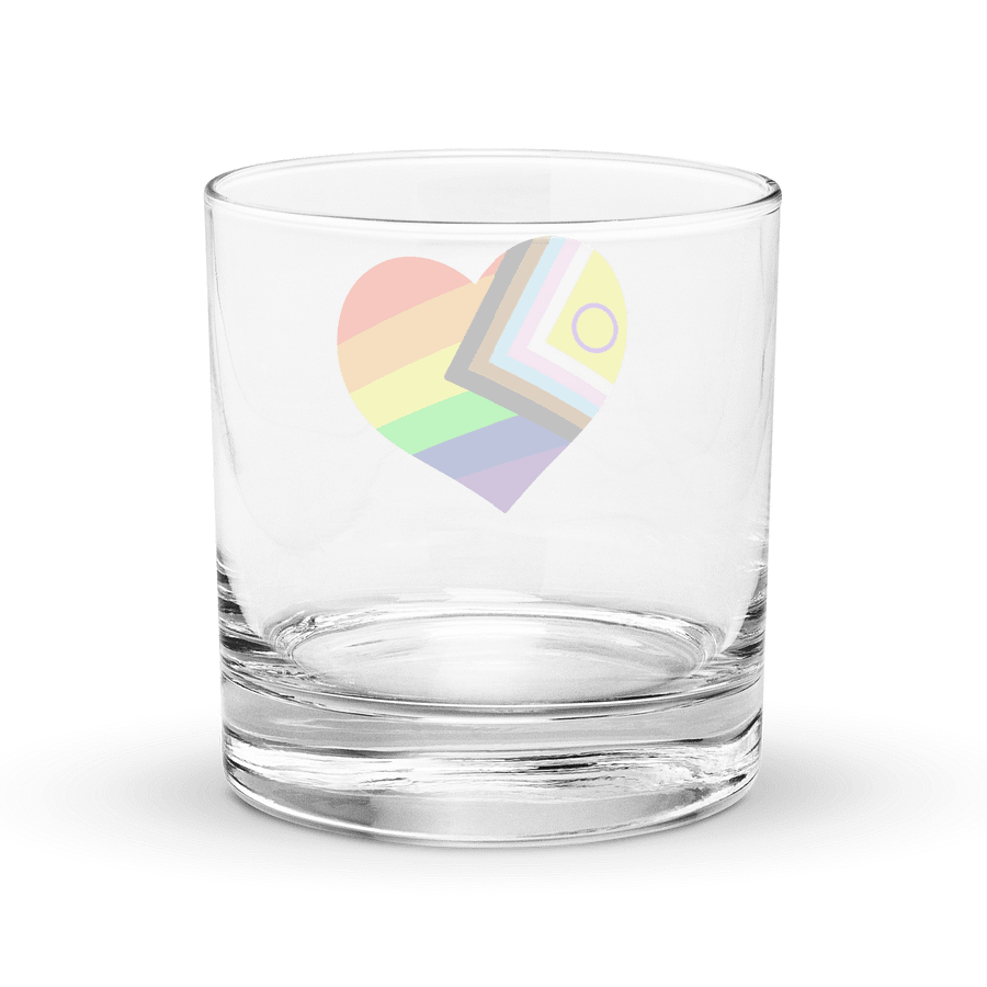 Pride Heart Rocks Glass product image (3)