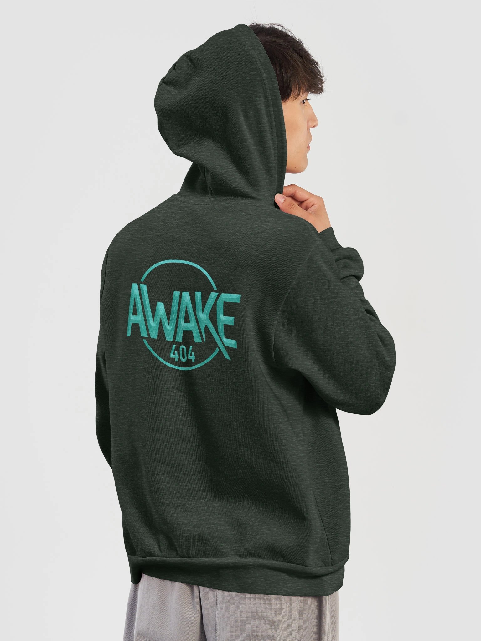 AWAKE 404 Teal Logo Hoodie product image (9)