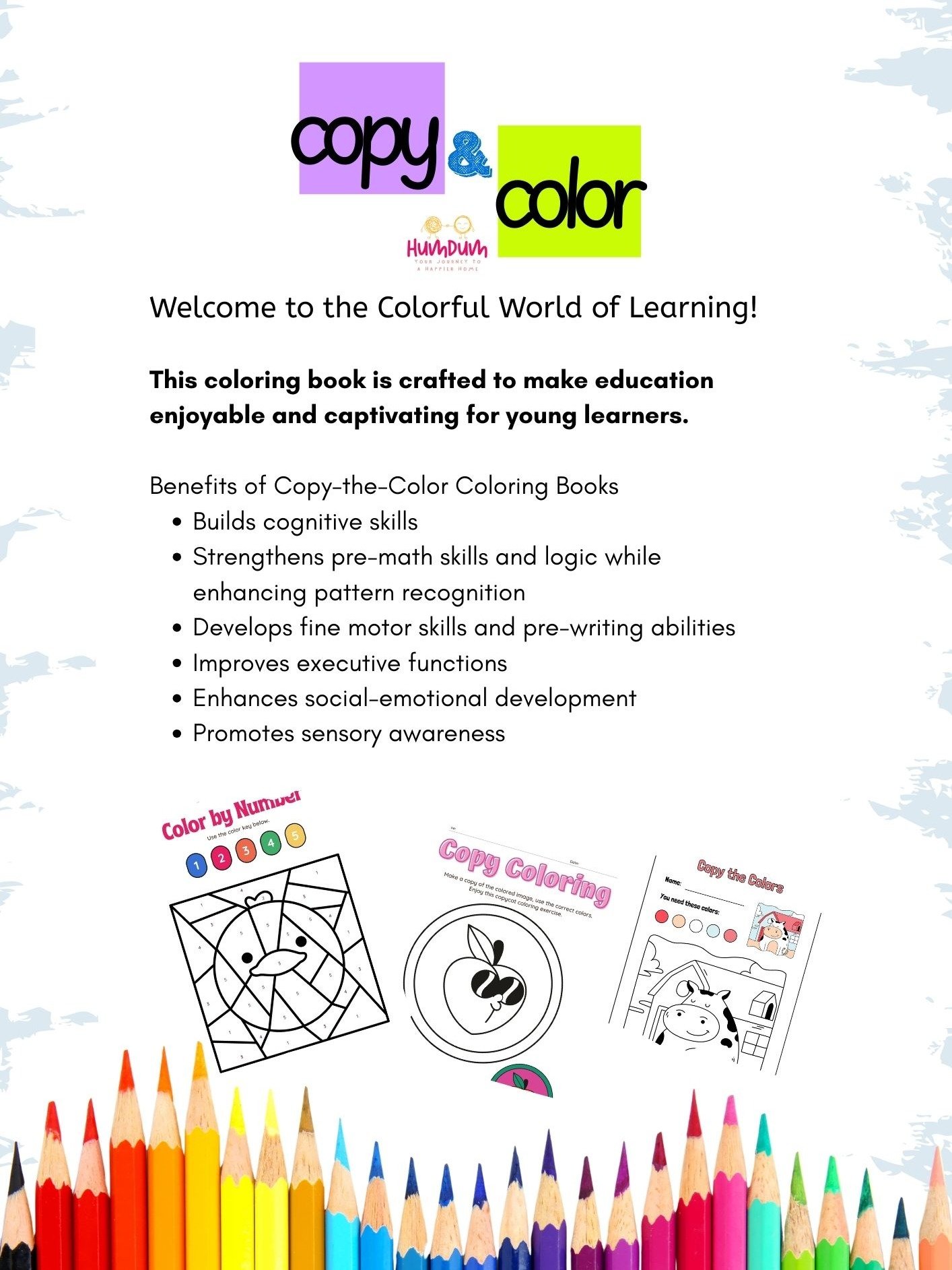 Copy-the-Color: Smart Coloring Book for Kids (Ages 3–8) product image (3)