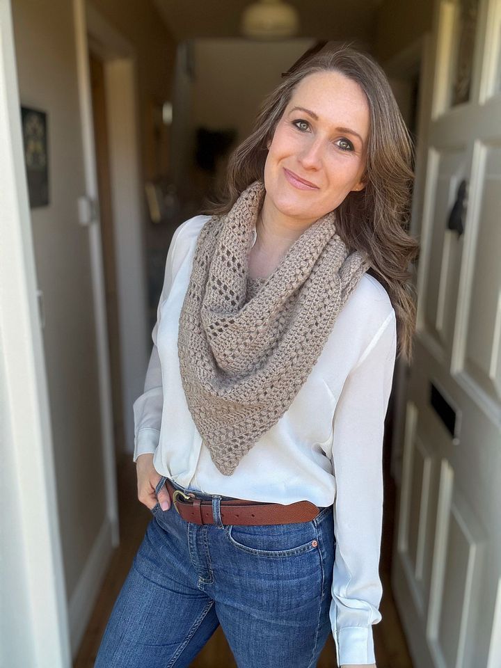 Richmond Crescent Shawl Crochet Pattern PDF product image (1)