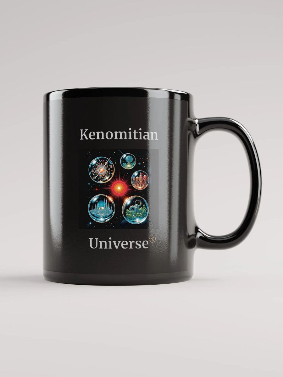 Kenomitian Universe | Black Glossy Mug product image (3)