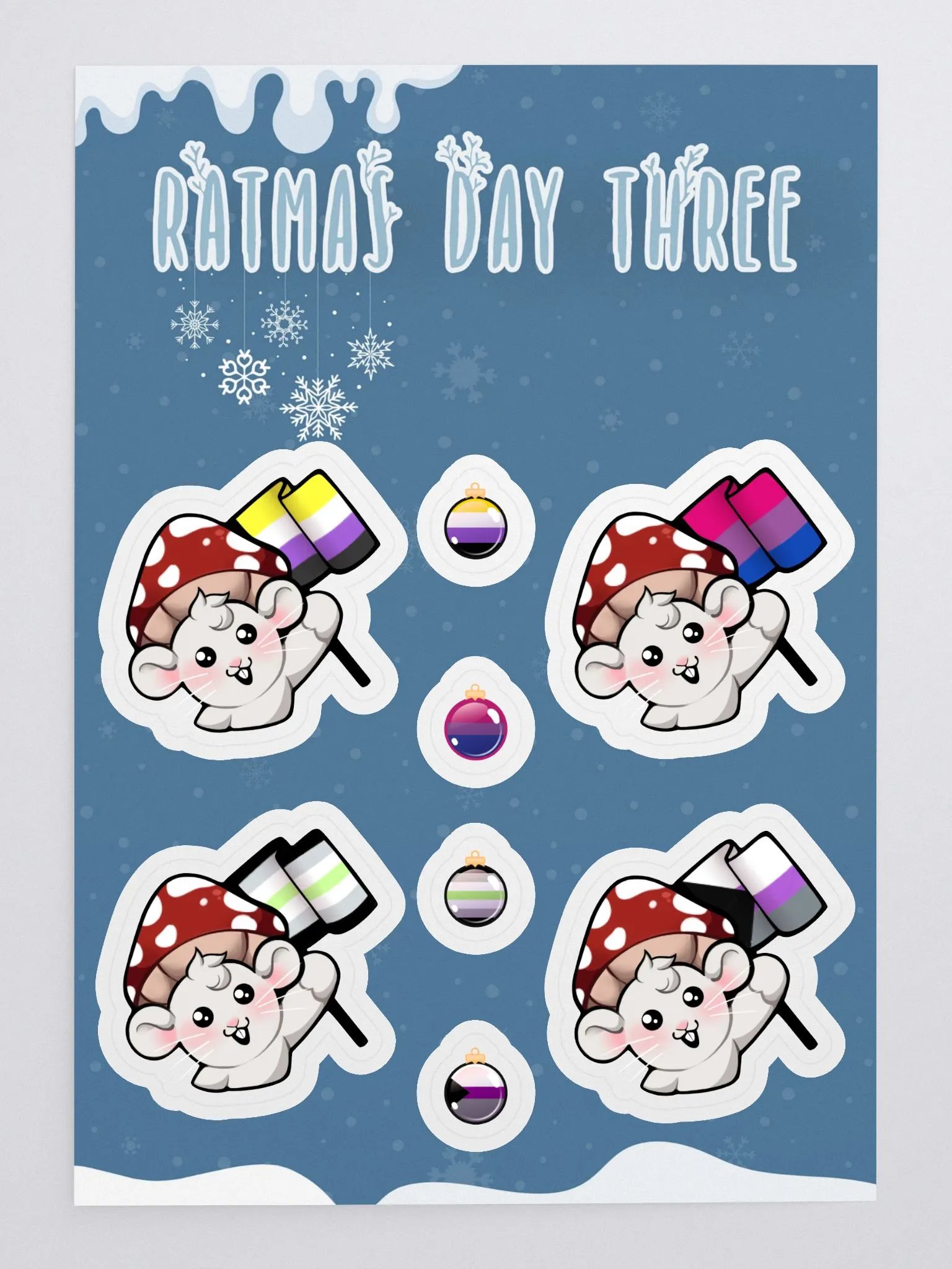 Ratmas Day 3 Stickerpack product image (1)