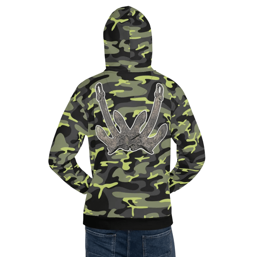 Green Camouflage Anchor Hoodie product image (12)