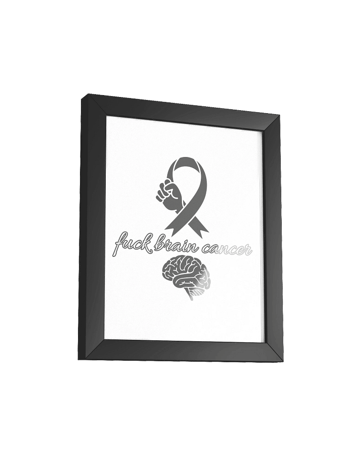 Fuck brain Cancer framed product image (25)