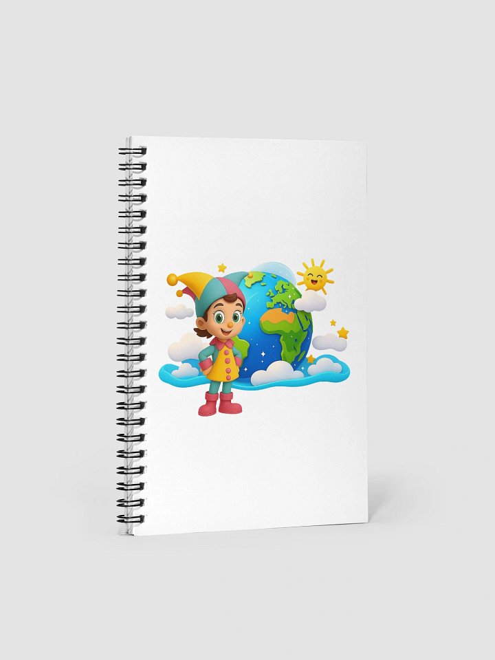 JessyJesty “Glowy” Earth Spiral Notebook product image (1)