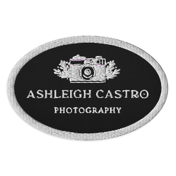 Botanical Camera Logo Oval Patch product image (1)